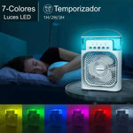 Ventilador 3 en 1 - Enfriador de Aire, Humidificador y Luz de Noche - Mini Cooler™